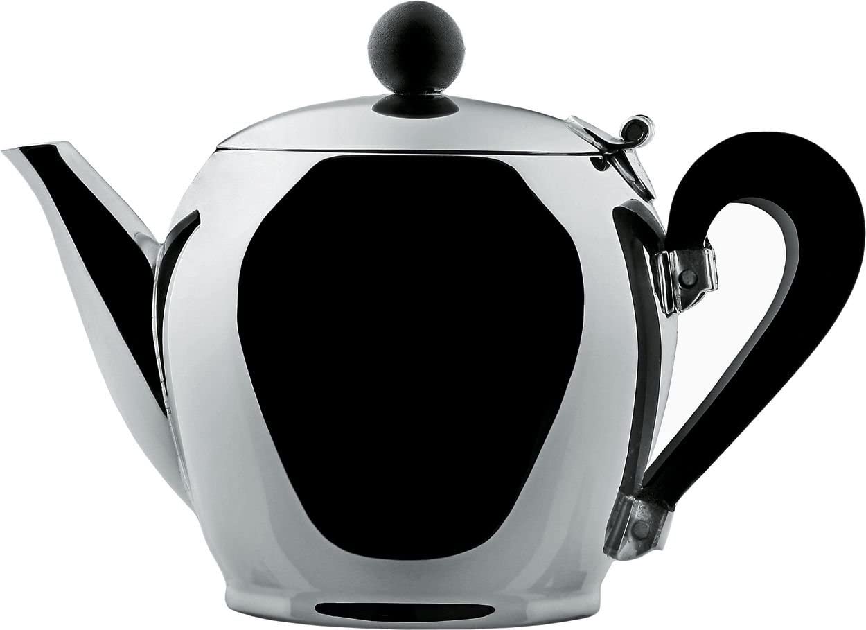 Officina Alessi Bombe Teapot, Silver