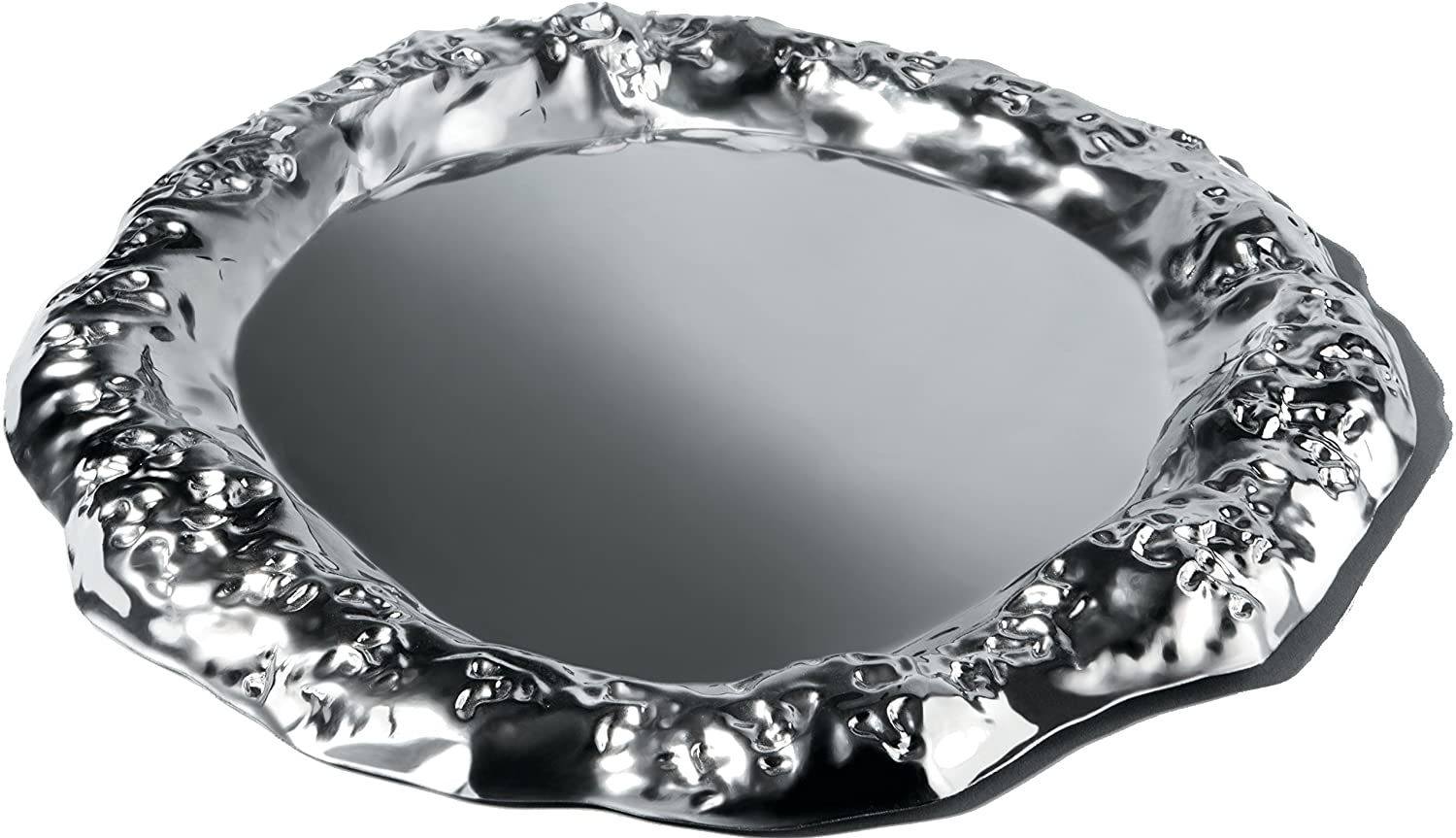 Officina Alessi Fingernail\'s Work Tray, Silver