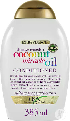 Ogx Extra Strength Damage Remedy Conditioner + Coconut Miracle Oil 385ml
