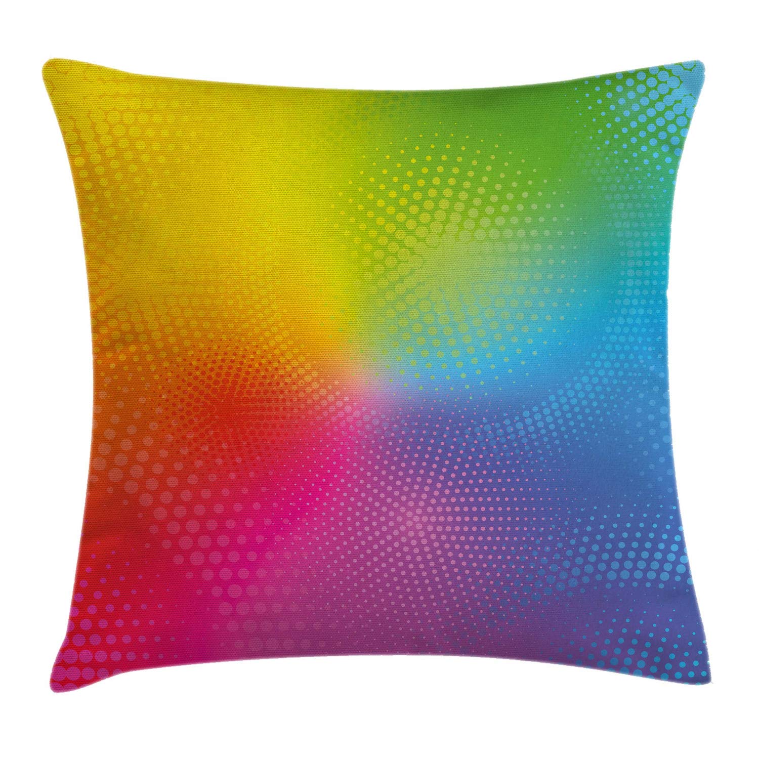 Abaku House Rainbow Bright Vibrant Colours, 50 X 50 Cm Colour Safe And Wash