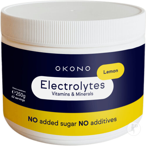 Okono Electrolytes Vitamins And Minerals Lemon 250g