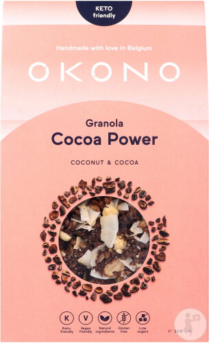 Okono Granola Cocoa Power Coconut and Cocoa 300g