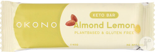 Okono Keto Bar Almond Lemon 40g