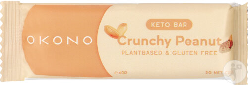 Okono Keto Bar Crunchy Peanut 40g