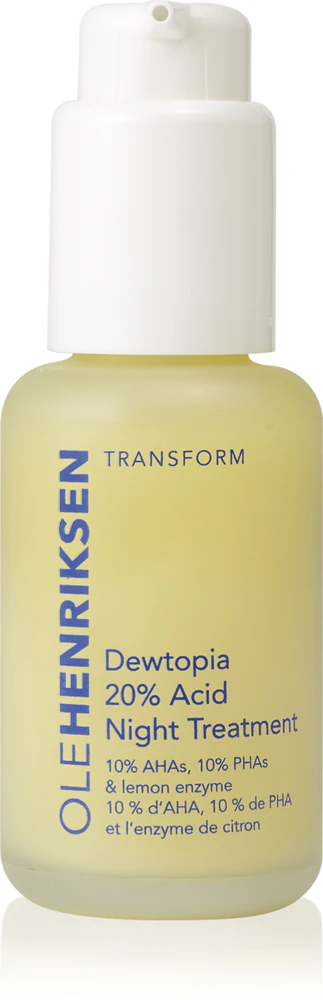 OLEHENRIKSEN Transform Dewtopia 20% Acid Night Treatment Night serum against wrinkles and dark spots