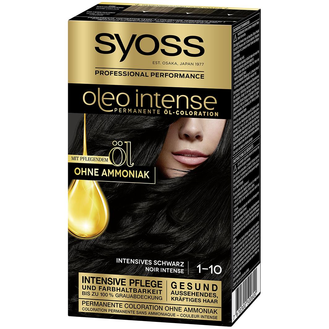 Syoss Oleo,No. 1-10 - Intense Black, No. 1-10 - Intense Black
