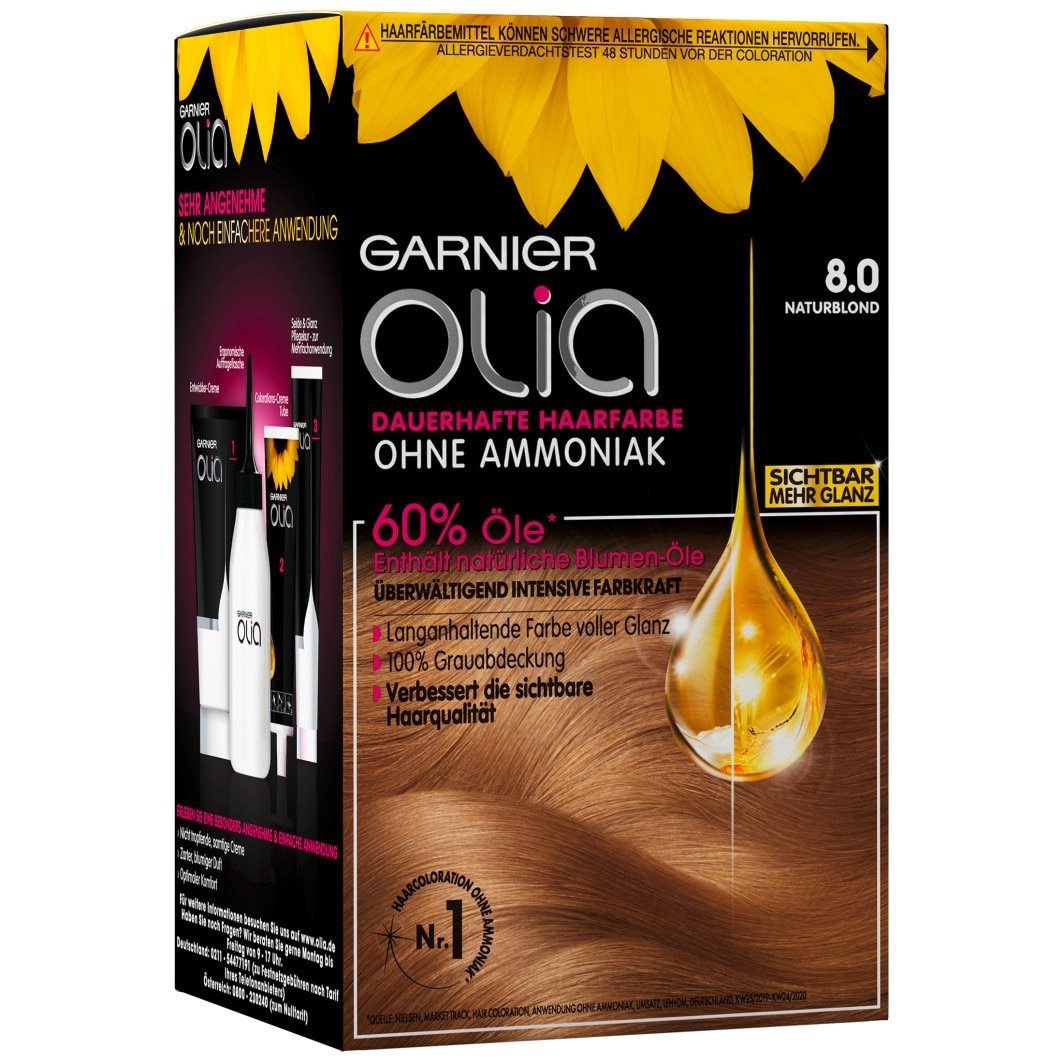 Garnier Olia Intensive Coloration, 8.0 - Blond