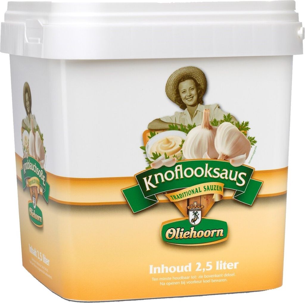 Oliehoorn Garlic Sauce 2.5 liters