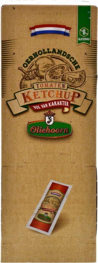 Oliehoorn - Tomaten -Ketchup -Ölhorn -Beutel 150x15ml | Zeigen Sie ein 150 -Stück an
