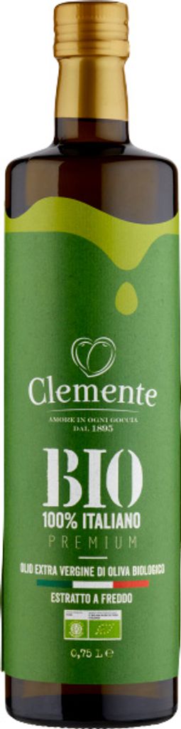 Olio Extra Vergine di Oliva Biologico Olivenöl 750ml - Clemente