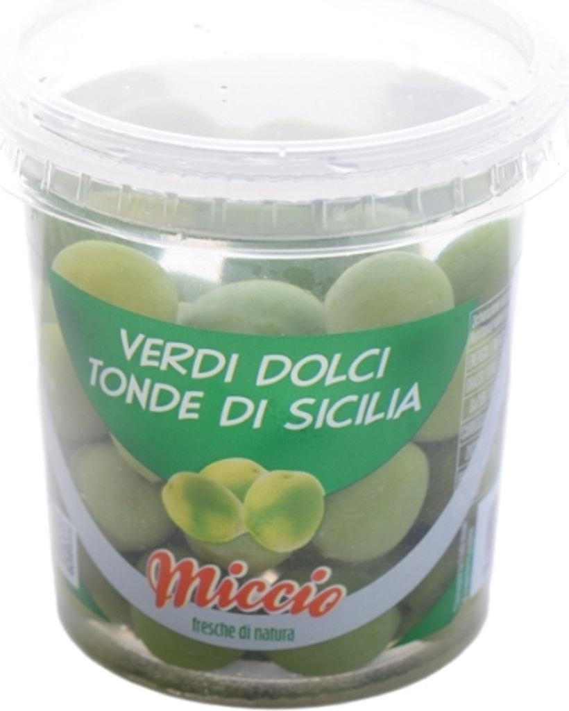 Olive Verdi Giganti Grecia green olives 200g - Miccio