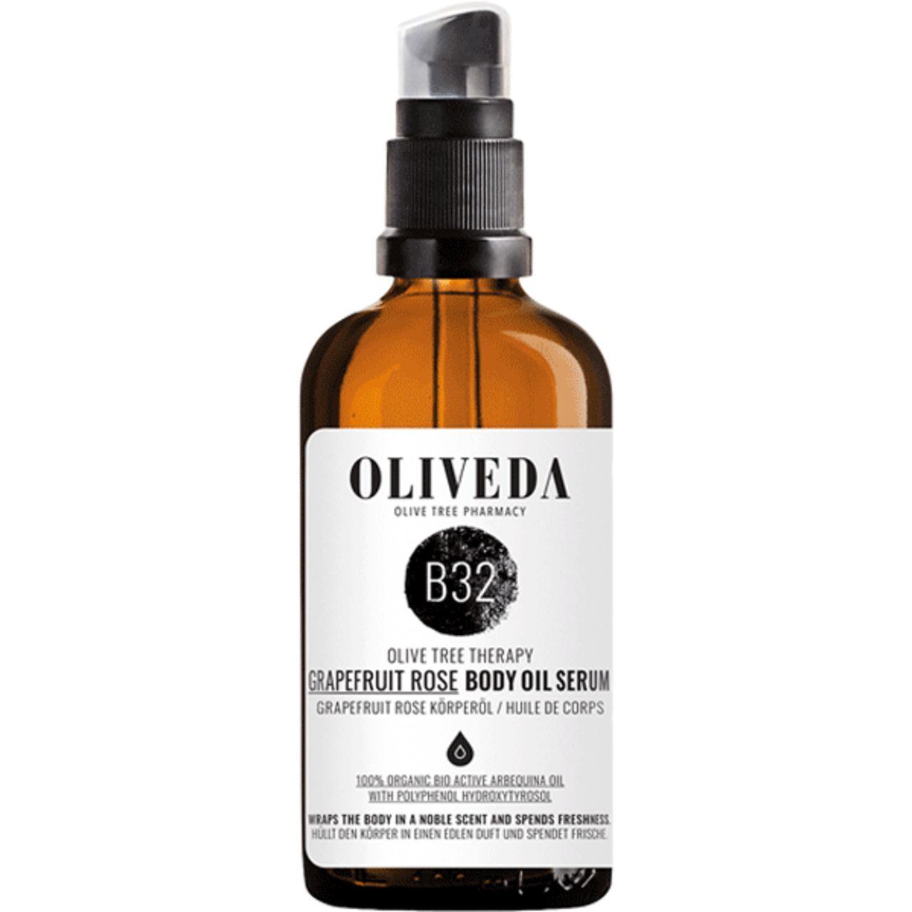 Oliveda, Grapefruit Rose Harmonizing Body Oil