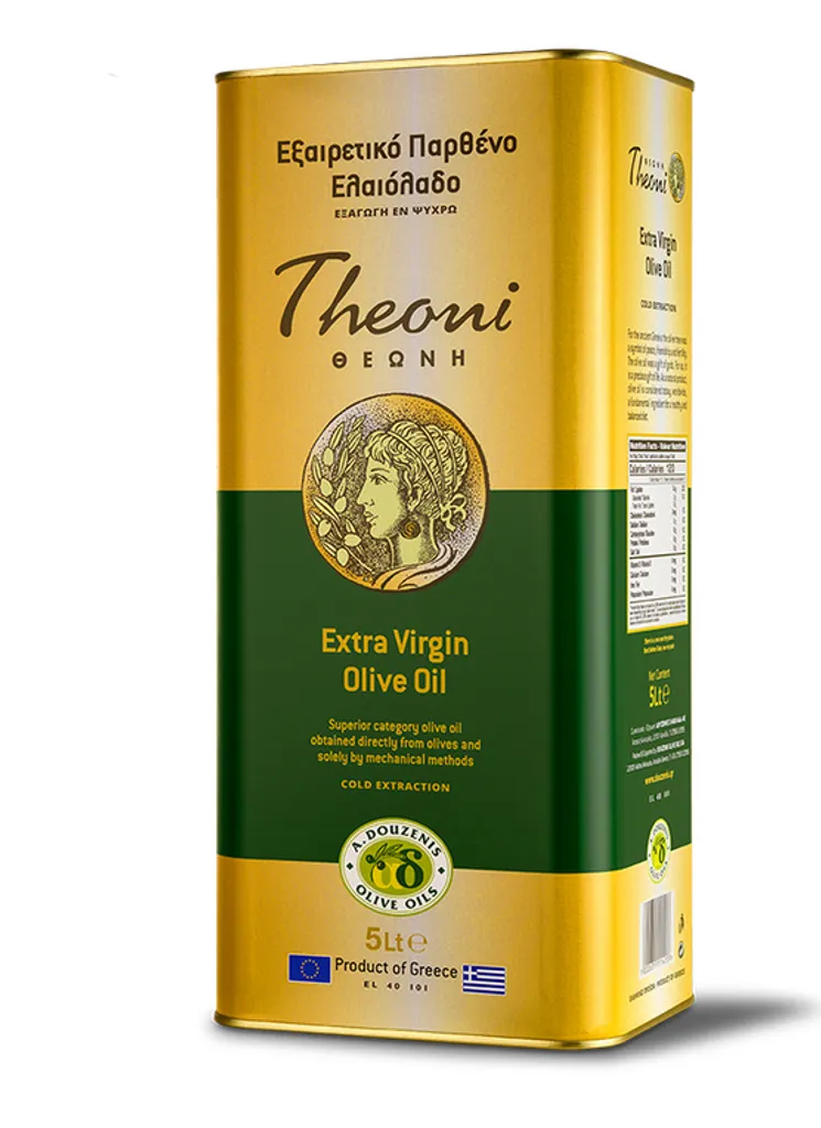 Olivenöl 5 L Theoni Extra Nativ g.U Superior Kategorie, Griechenland neue ernte, kaltgepresst