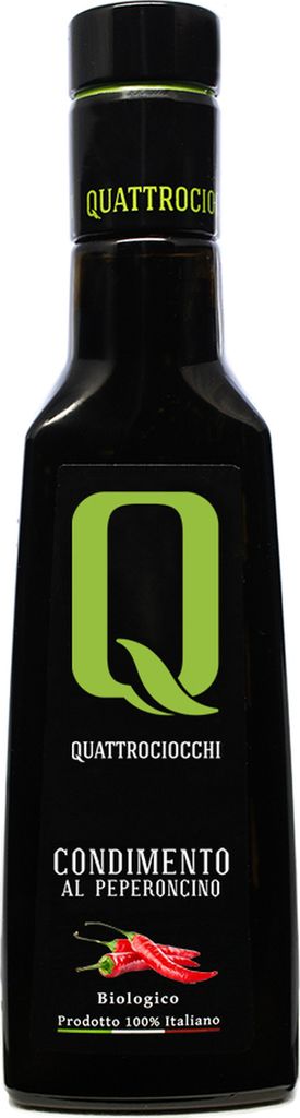 Olivenöl extra nativ CHILI-PFEFFER - 0,25 lt. - Quattrociocchi