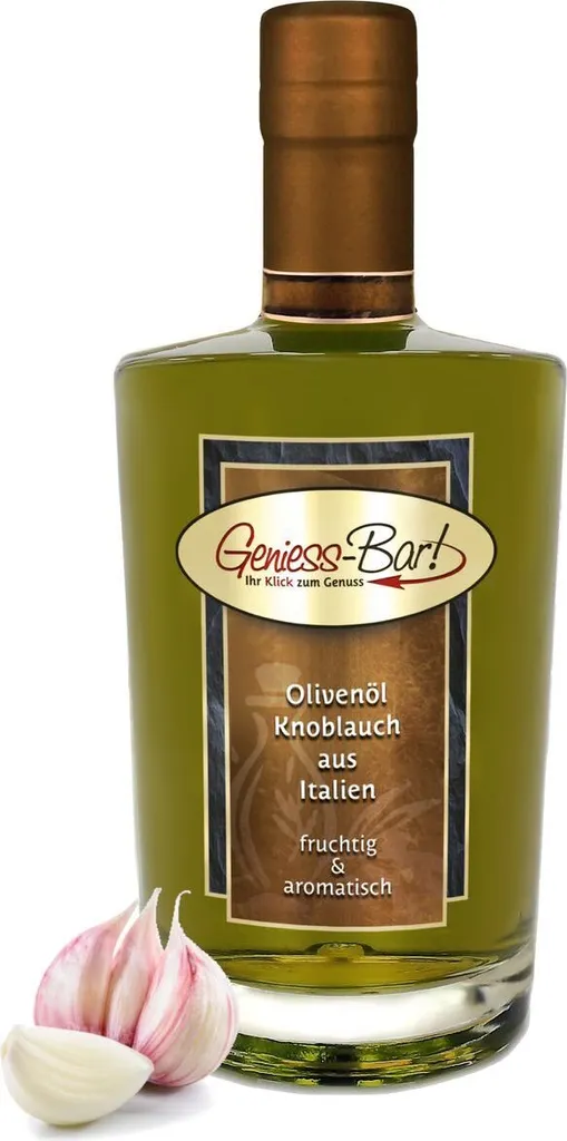 Olivenöl Knoblauch aus Italien 0,35L kaltgepresst extra vergine