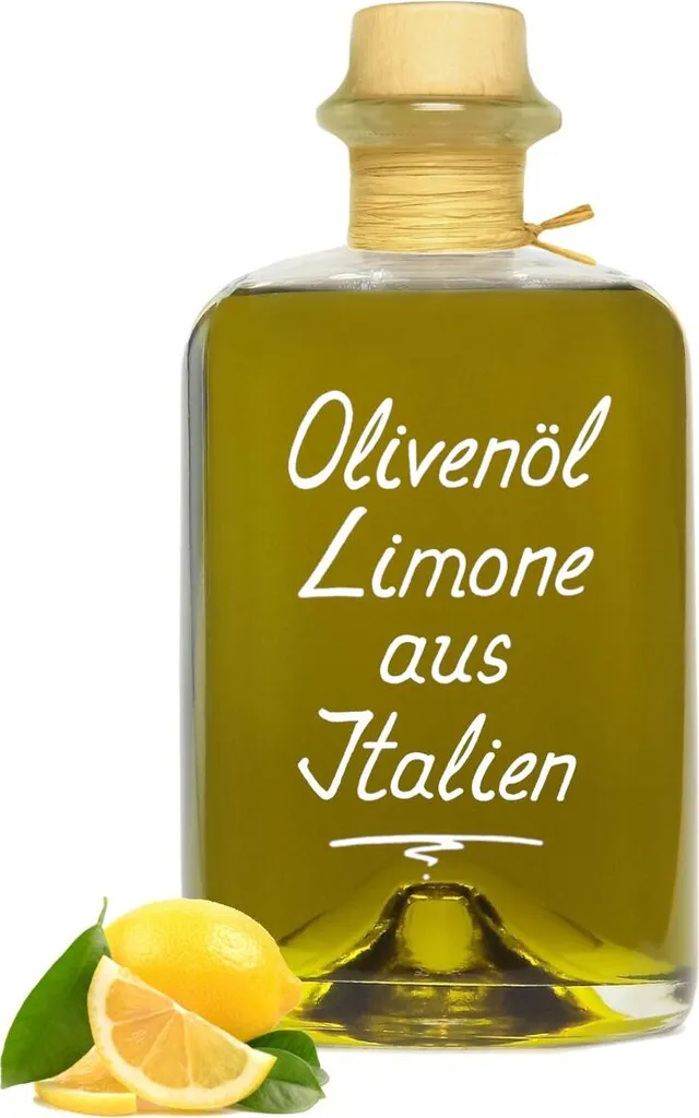 Olivenöl Limone Zitrone aus Italien 0,5L sehr aromatisch kaltgepresst extra vergine