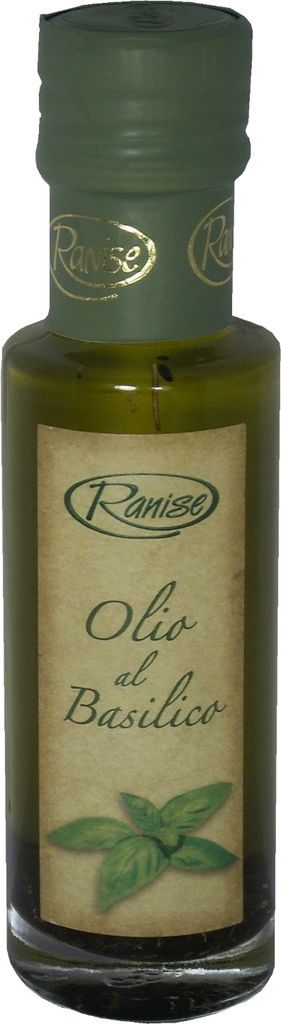 Olivenöl mit Basilikum 100 ml. - Ranise