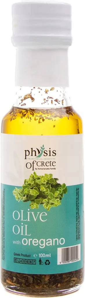 Olive oil, Olive oil 100 ml, Extra virgin olive oil flavored with oregano, Greek olive oil, Flavored oils, Flavored olive oil