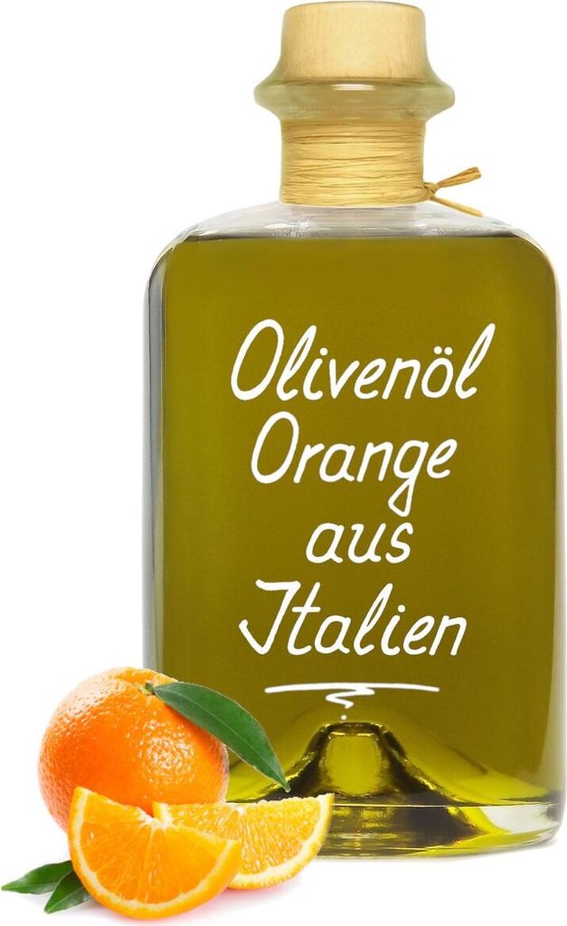 Olivenöl Orange aus Italien 1L - extra vergine kaltgepresst & intensive Fruchtnote