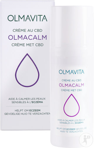 Olmavita Olmacalm Cream With CBD Eczema Bottle 50ml