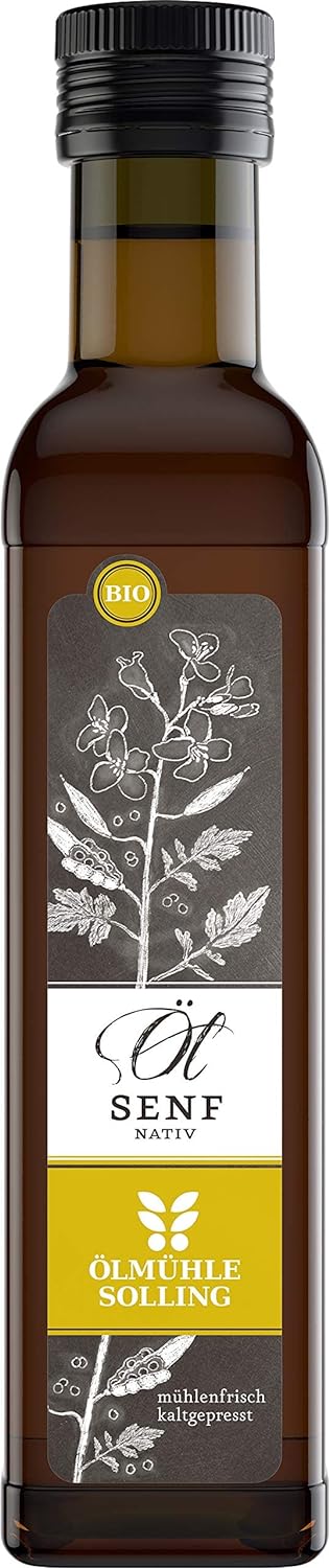 Ölmühle Solling Mustard Oil - Native - Cold Pressed - 250 ml - Organic