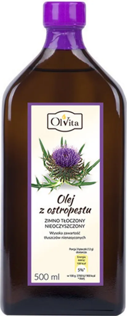 OLVITA Cold-pressed milk thistle oil 500 ml