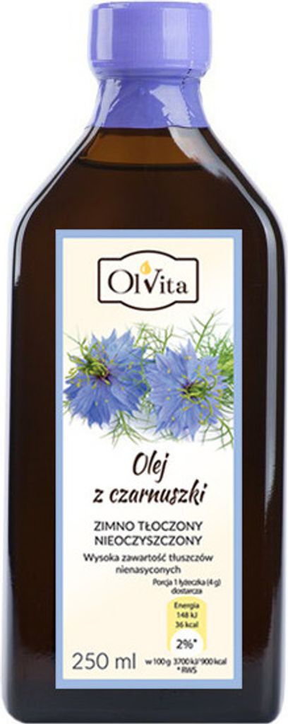 OLVITA Kaltgepresstes Schwarzkümmelöl 250ml (Ägypten)