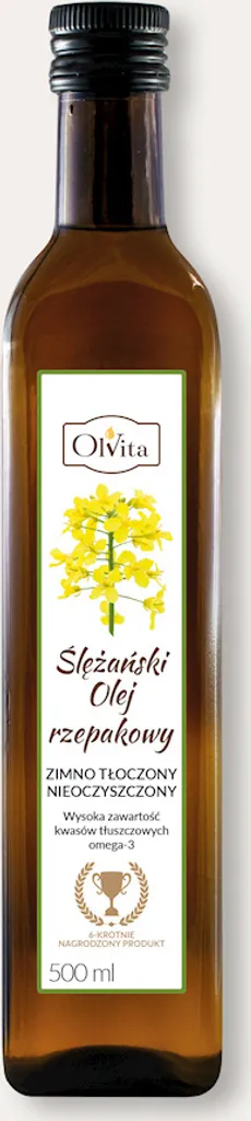 OLVITA Ślężański Rapsöl, kaltgepresst, 500 ml