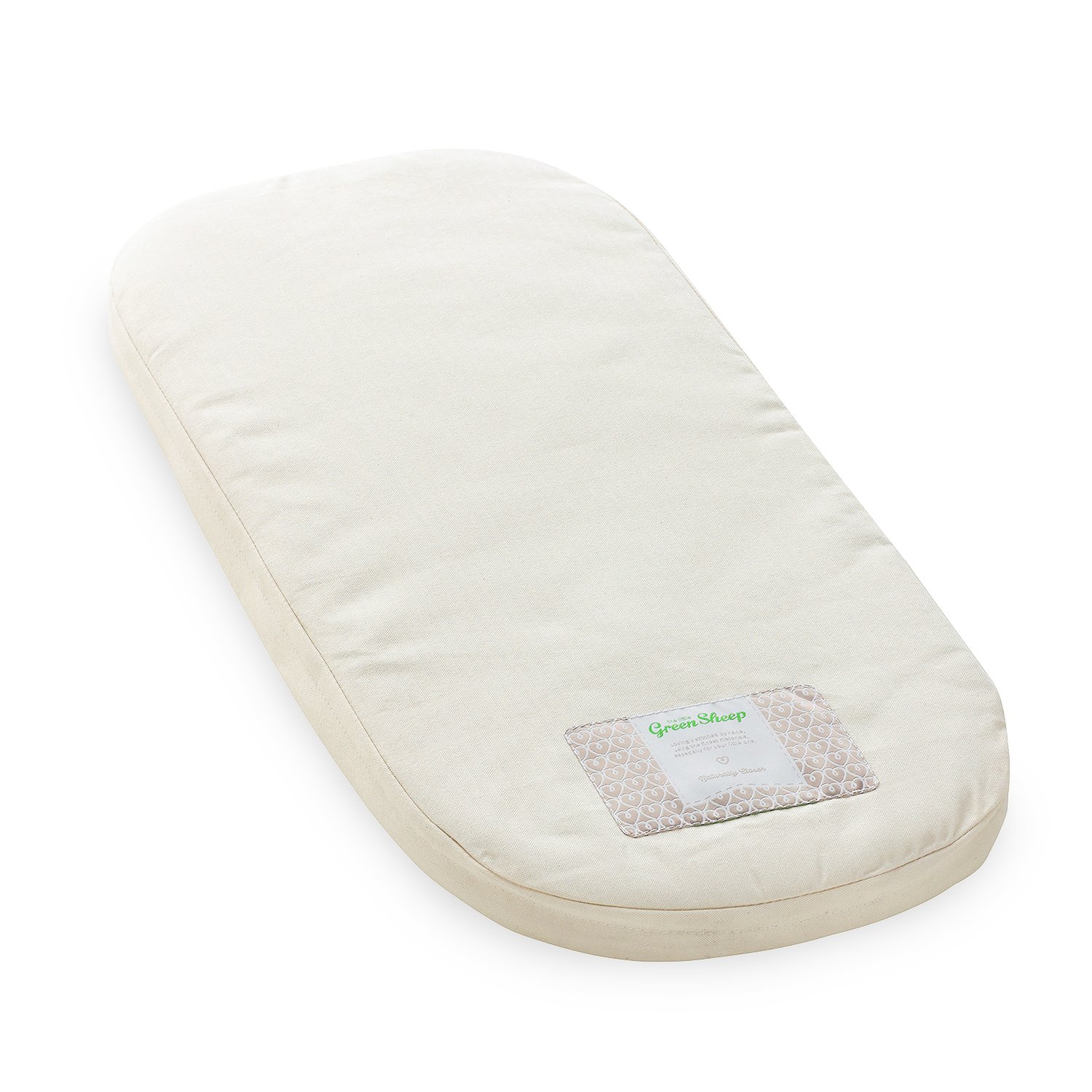 The Little Green Sheep Natural Carrycot Mattress for UppaBaby Vista and Cruz
