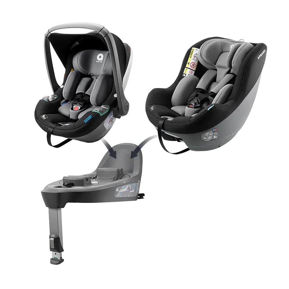 APRAMO Modül Two i-Size Child Seat, 360° Rotating Child Car Seat, Group 0+/