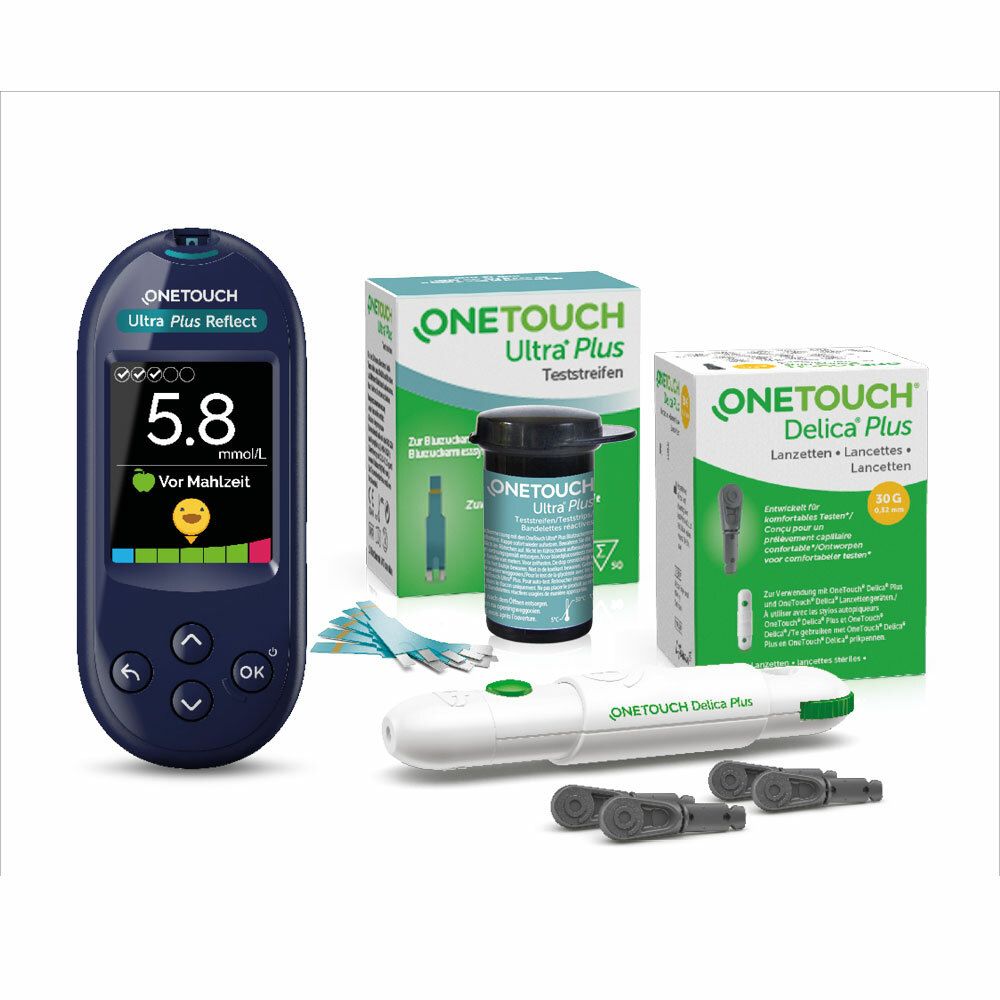 OneTouch® XXL Starter Set mmol/L