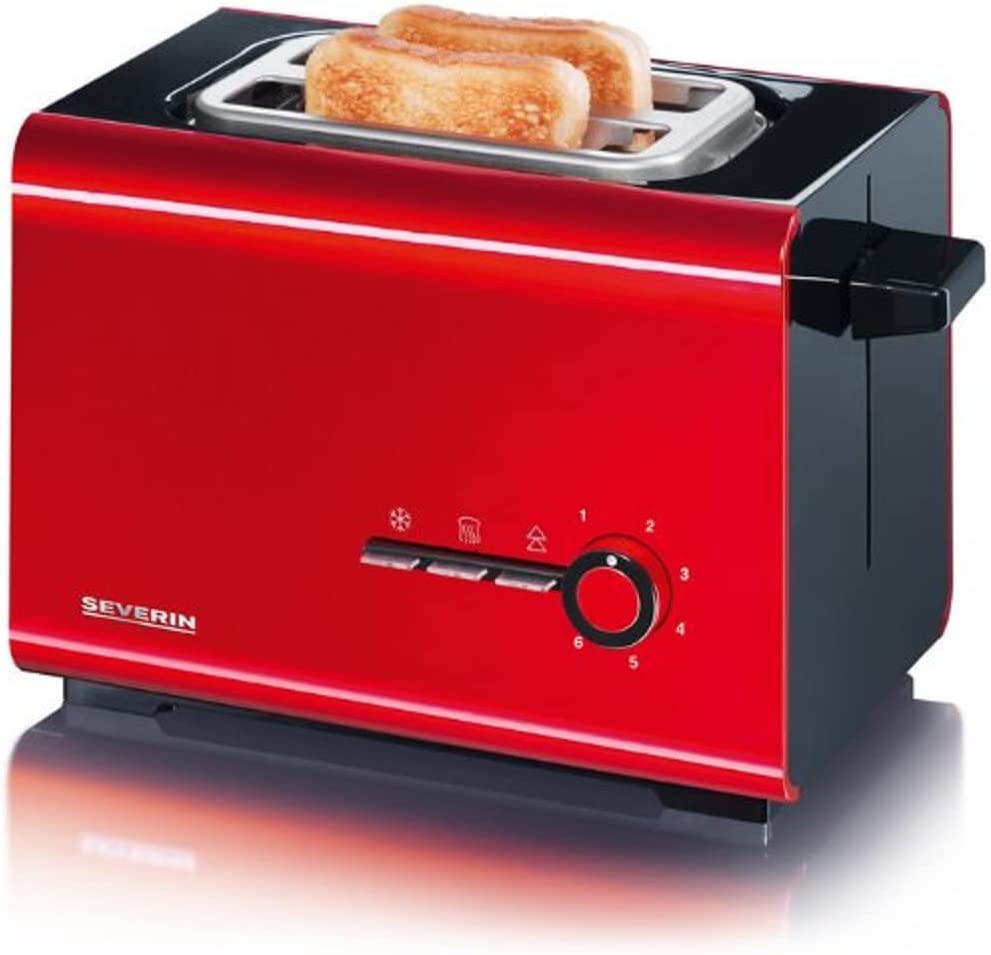 Severin AT 2507 Automatic Toaster 900 W – Red/Black