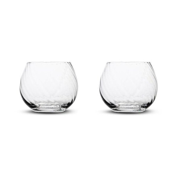 Opacity water glass 22 cl pack of 2