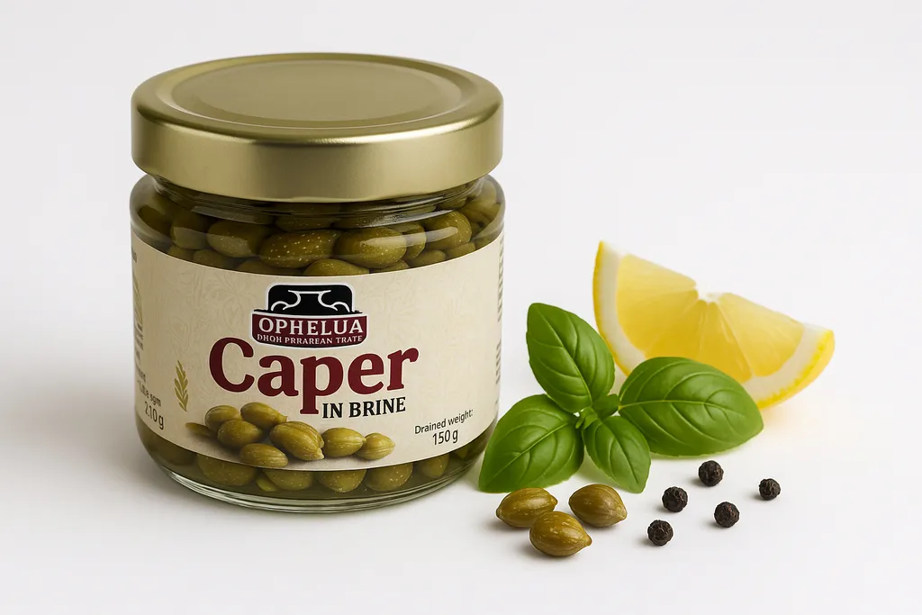 Ophellia, Greek capers in brine, capers 150g, ready to serve