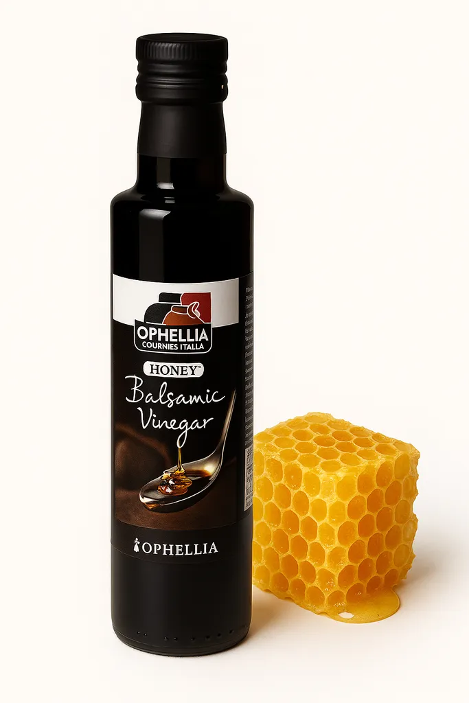 Ophellia, Honey Balsamic Vinegar, Balsamic Vinegar 250ml, Salad Dressing from Greece