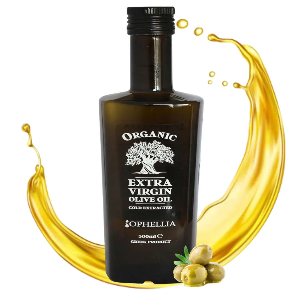 Ophellia, Extra Virgin Olive Oil 500ml, in a glass bottle, Greek Olive Oil,