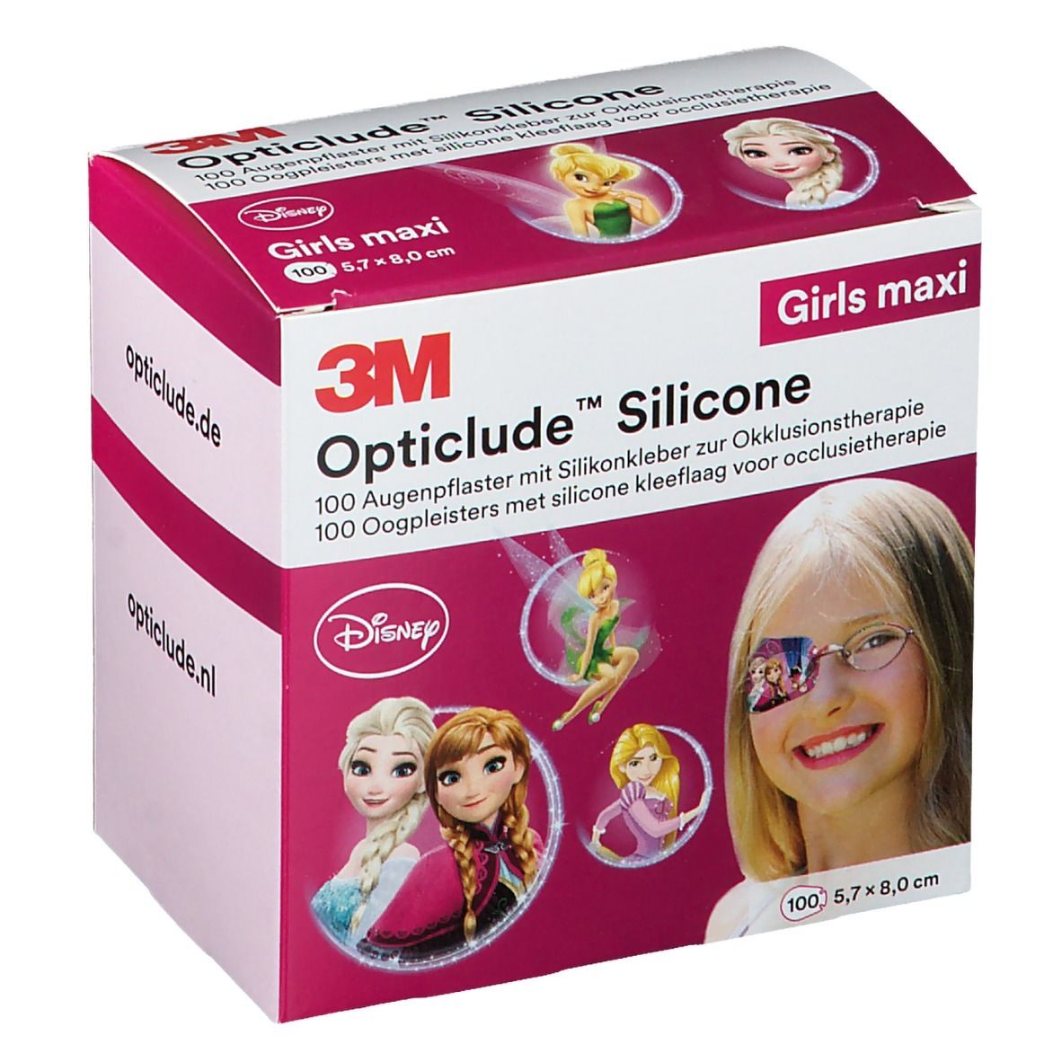 OptiClude 3M Silicone Disney Girl Maxi 5.7 cm x 8 cm