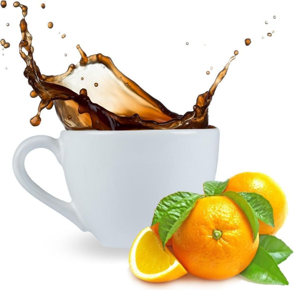 Orange Kaffee gemahlen Kaffeepulver 200 g