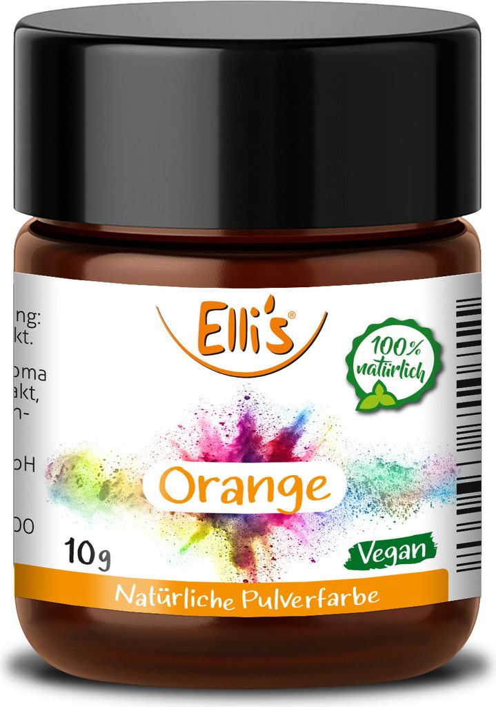 Orange powder food coloring