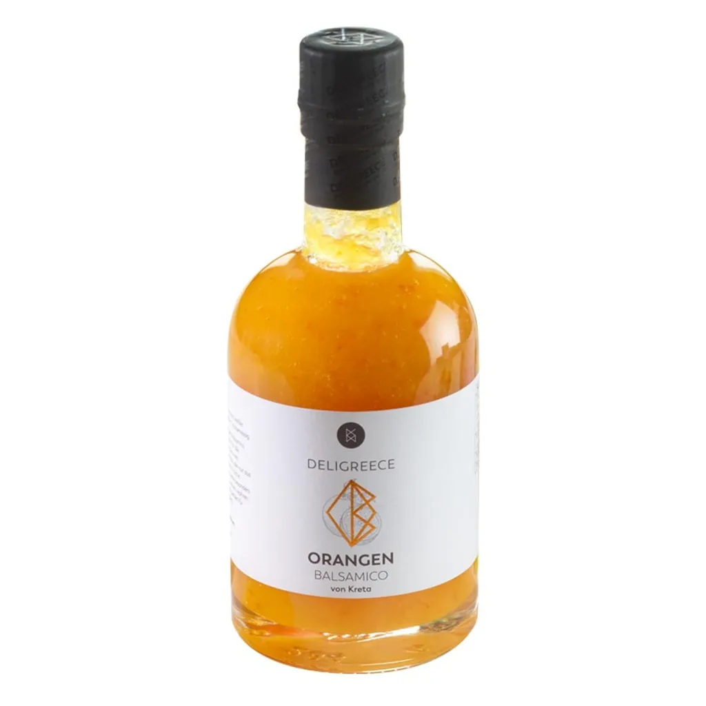 Orange balsamic vinegar with 38% fruit content