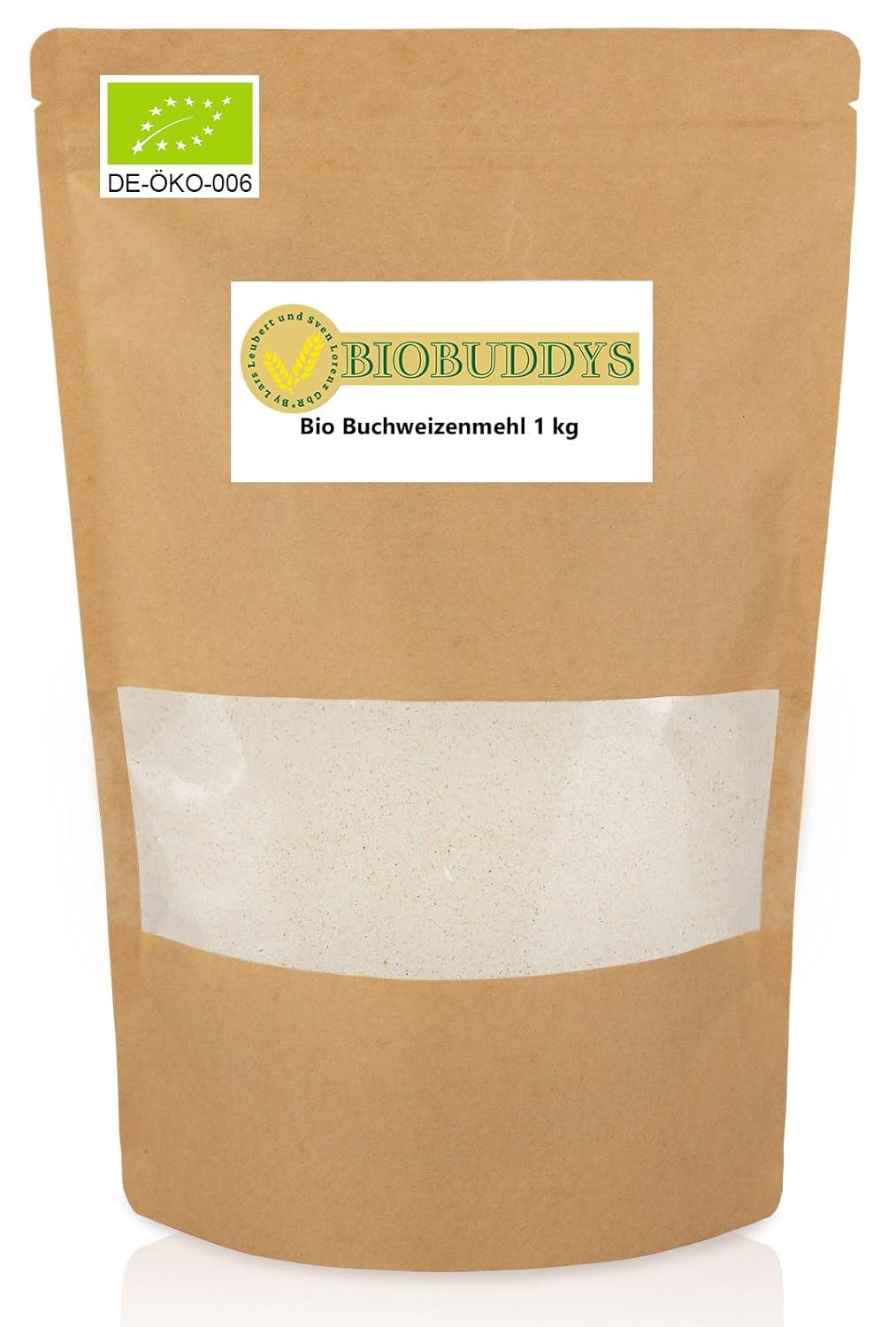 Organic Buckwheat Flour 1 kg - The Gluten-Free Alternative to Spelled, Wheat, Rye etc.