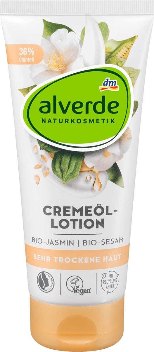 Organic Jasmine and Organic Sesame Cream Oil Lotion 200ml