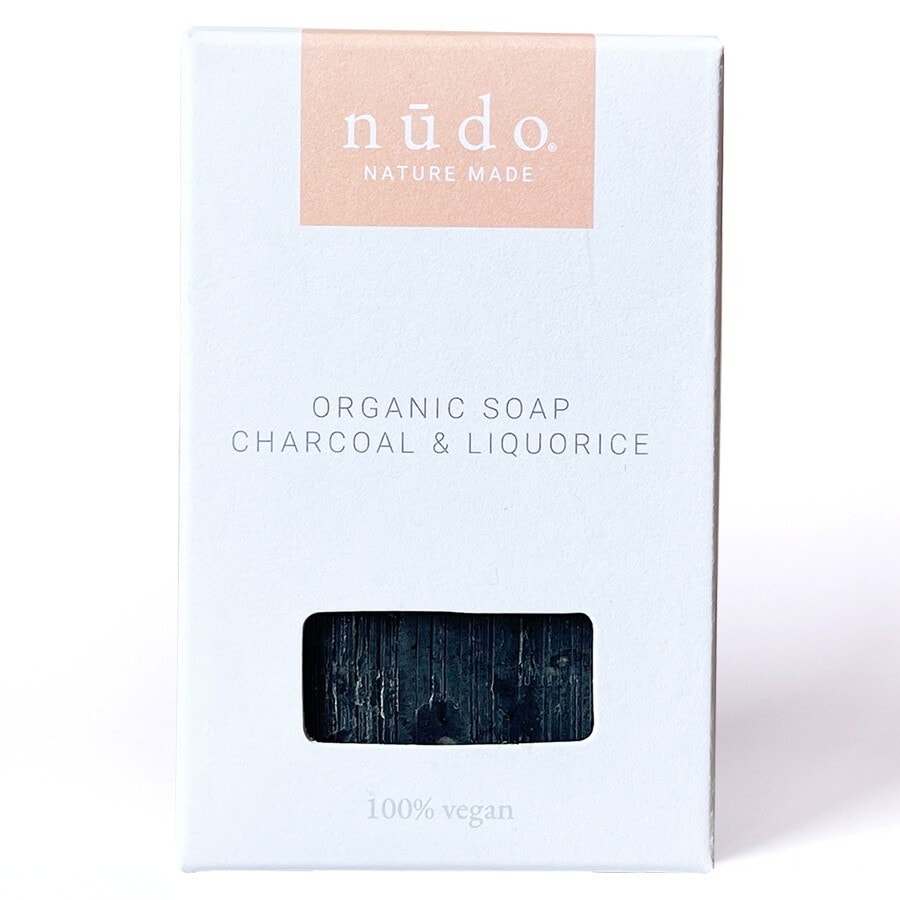 nudo Organic Soap – Charcoal & Liquorice