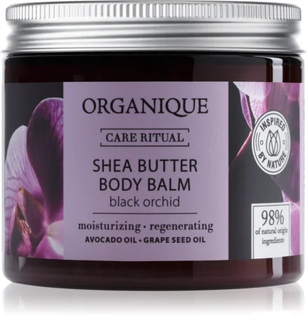 Organique Black Orchid nourishing body balm with bamboo butter