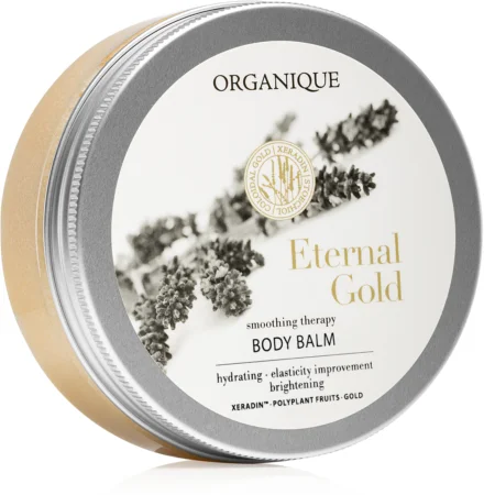 Organique Eternal Gold Smoothing Therapy brightening, moisturizing body balm with 24k gold