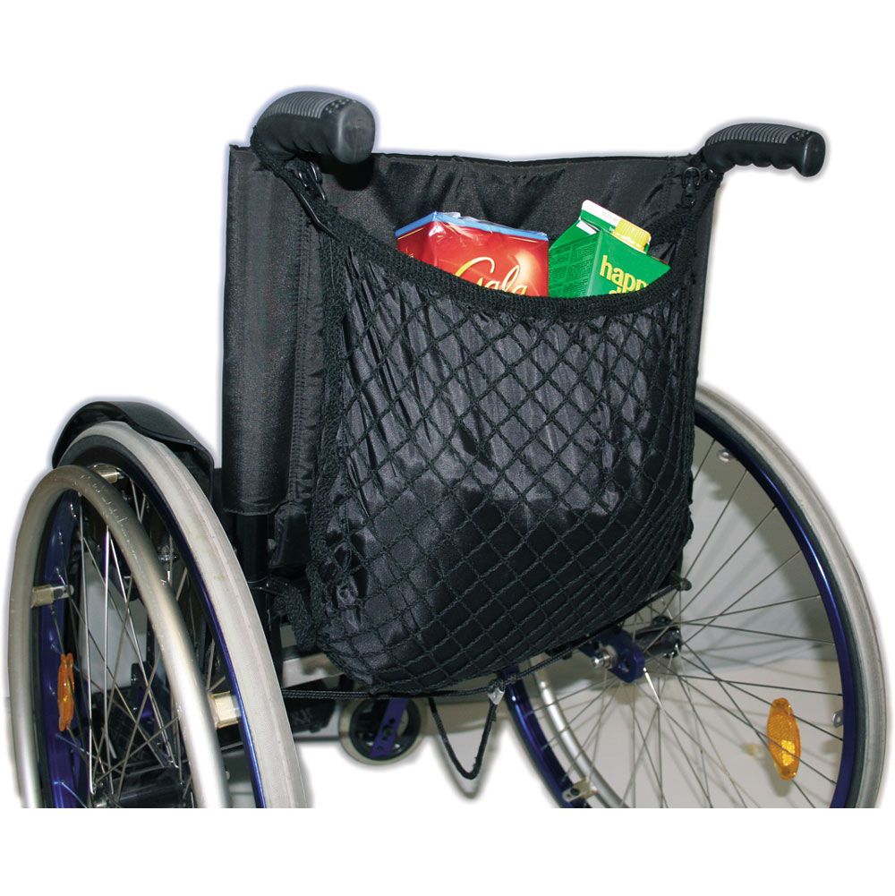 Orgaterm wheelchair net with inner pocket