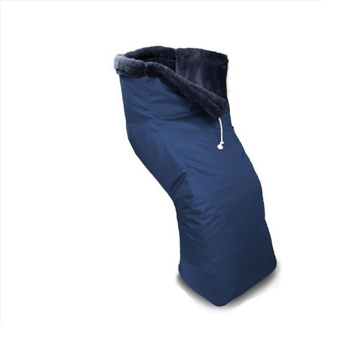 Orgaterm slip bag faux fur marine junior