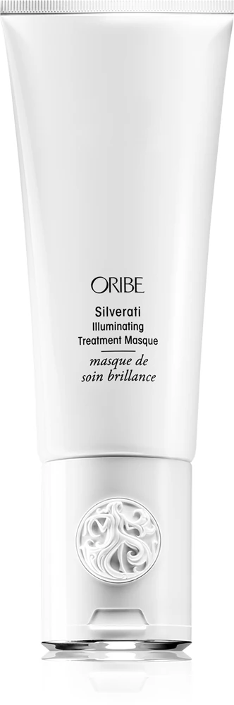 Oribe Silverati Illuminating moisturizing hair mask neutralizes yellow discoloration