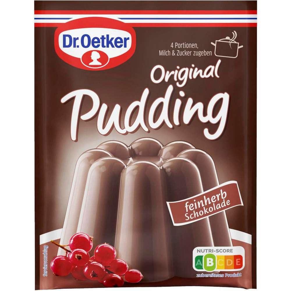 Original chocolate pudding powder, semi-sweet