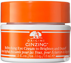 Origins Ginzing Refreshing Eye Cream Brightening Depuffing Tint Warm Jar 15ml